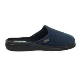 Diabetic slippers Befado 132d 006 navy blue