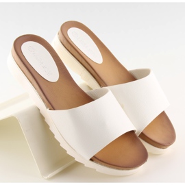 Women's white slippers H10 white