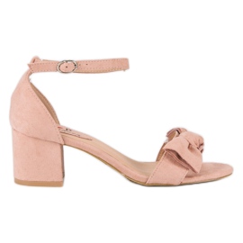 Top Shoes Pink high-heeled sandals