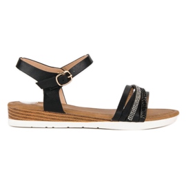 Primavera Casual flat sandals black