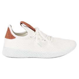 White sports shoes