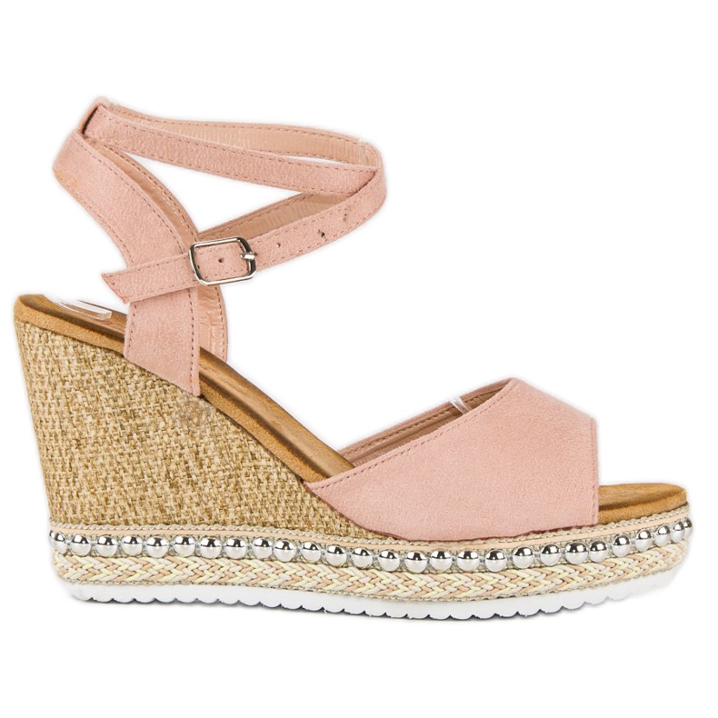 Best Shoes Wedge sandals pink