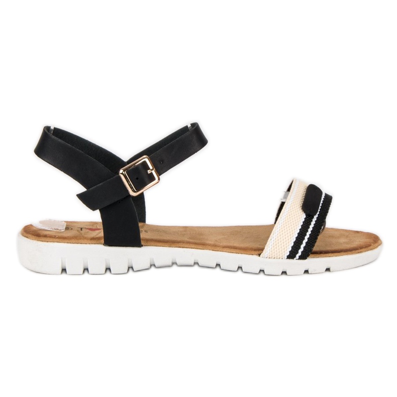 Top Shoes Casual women's sandals black