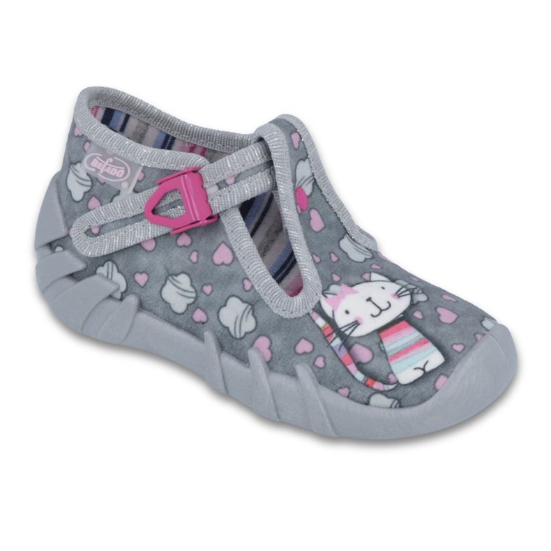 Befado children's shoes 110P326 pink grey