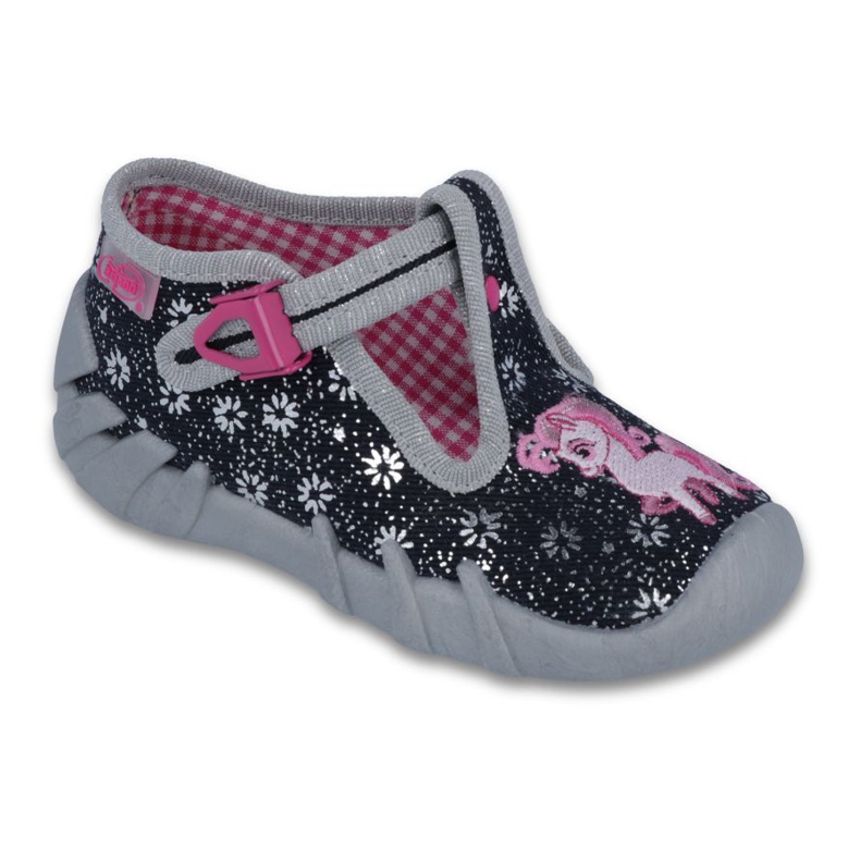 Befado children's shoes 110P328 black grey