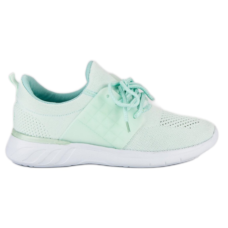 Light sports shoes green