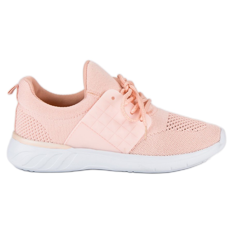 Light sports shoes pink