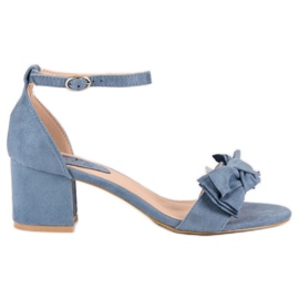 Top Shoes Blue high-heeled sandals Top Shoes Blue high-heeled sandals