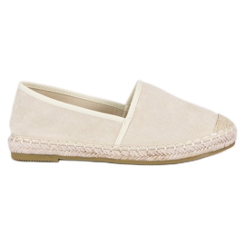 Nio Nio Beige suede espadrilles