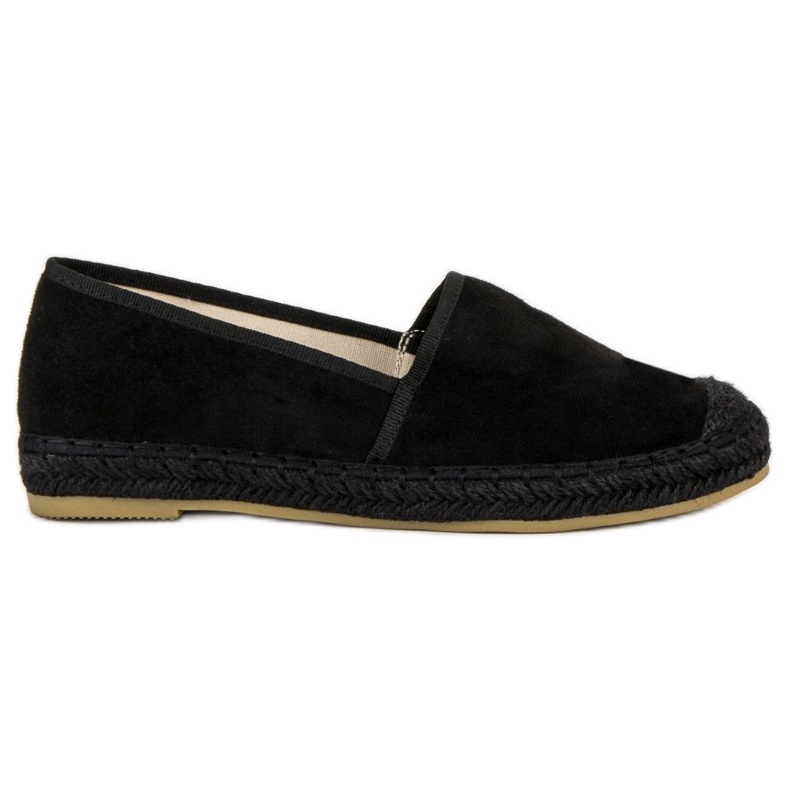 Nio Nio Black suede espadrilles
