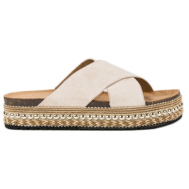 Bello Star Platform flip-flops brown Bello Star Platform flip-flops brown