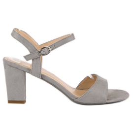 Lovit Gray high-heeled sandals grey Lovit Gray high-heeled sandals grey