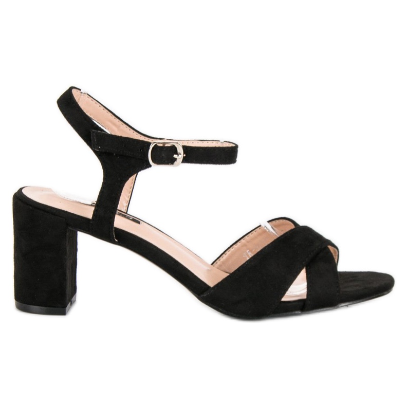 Milaya Black sandals on the post