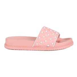 Stylish women's slippers pink