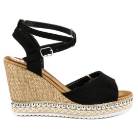 Best Shoes Wedge sandals black