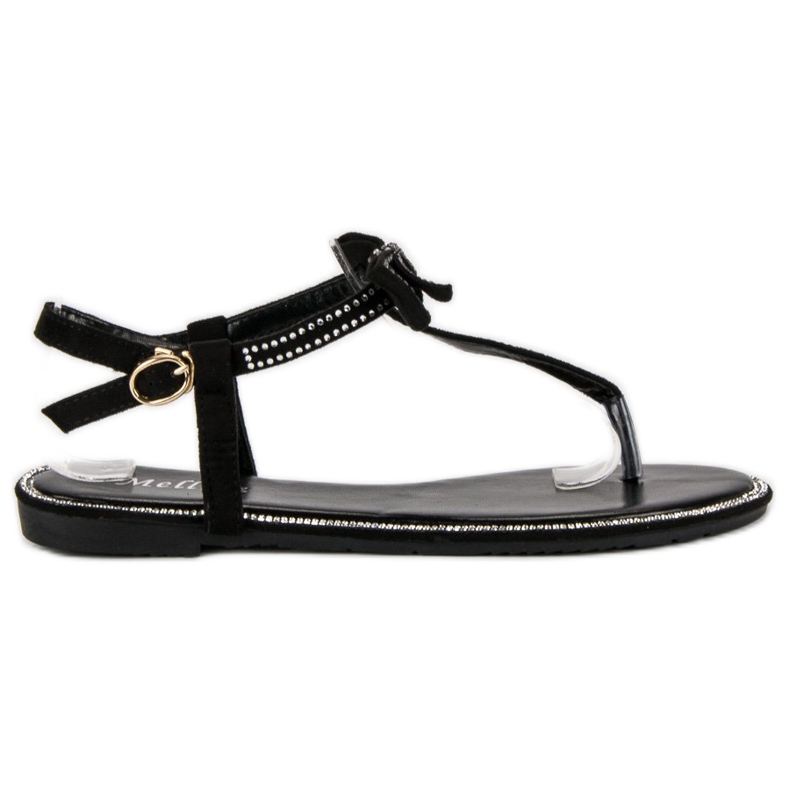 Melisa Flip-Flops Sandals With A Bow black