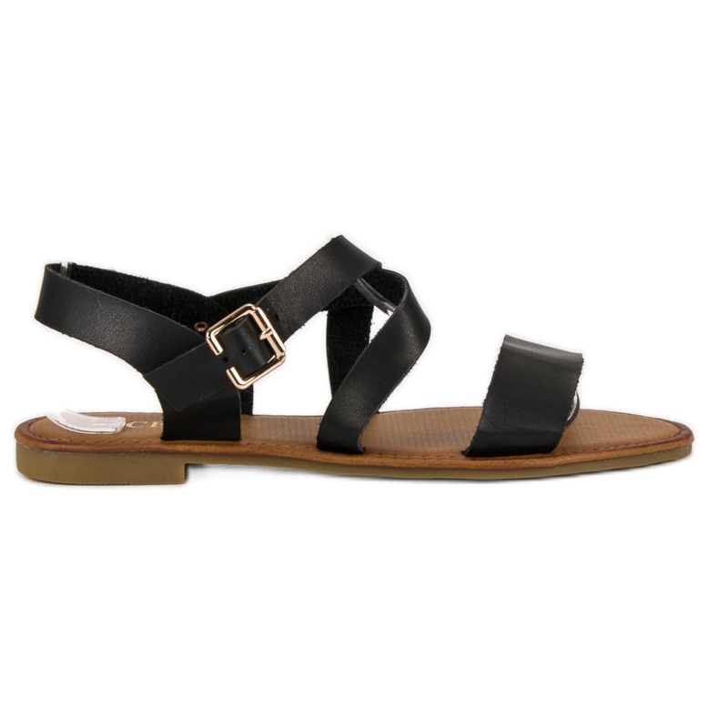 Licean Black sandals with buckle