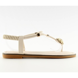 Beige sandals for women 7537 beige