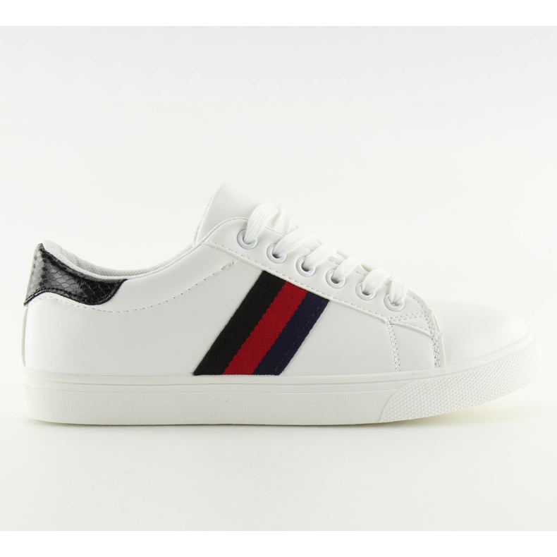 LV60 WHITE / BLACK white sports shoes