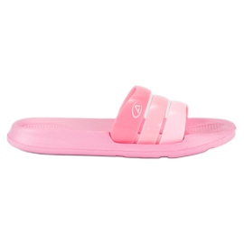 American Club American Pool Slippers pink