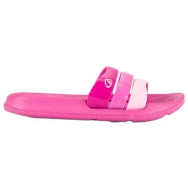 American Club American Pool Slippers pink