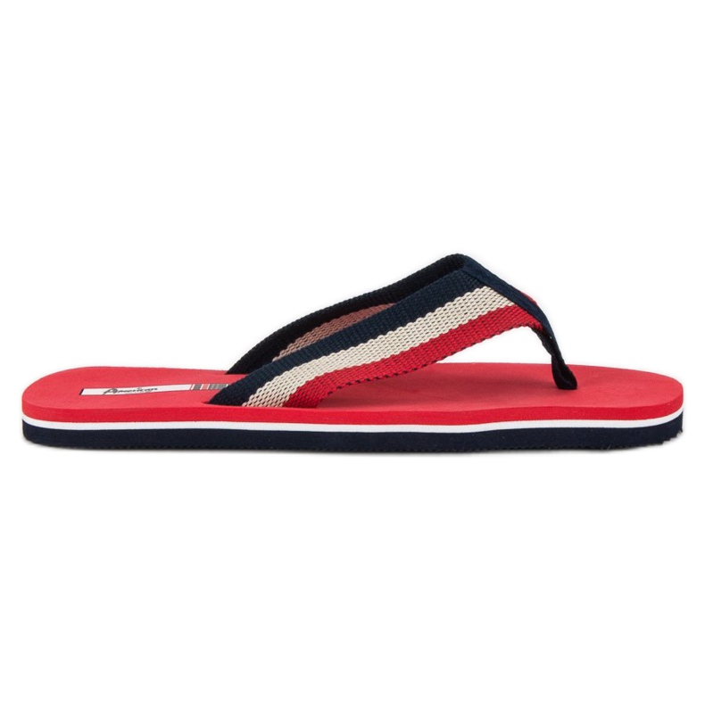 American Club American womens slippers red