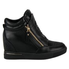 Stylish sneakers, sneakers black
