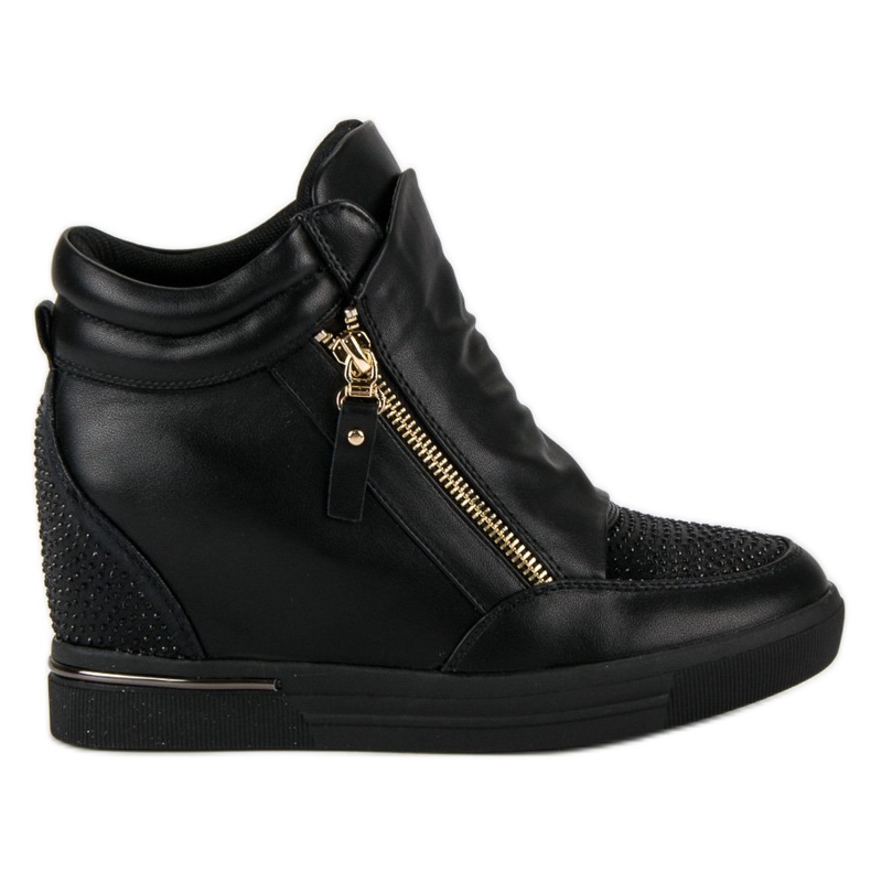 Stylish sneakers, sneakers black