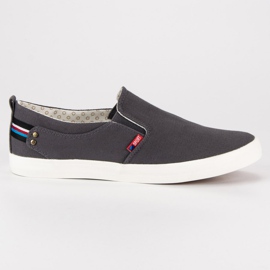 Camo Gray men's slipony grey