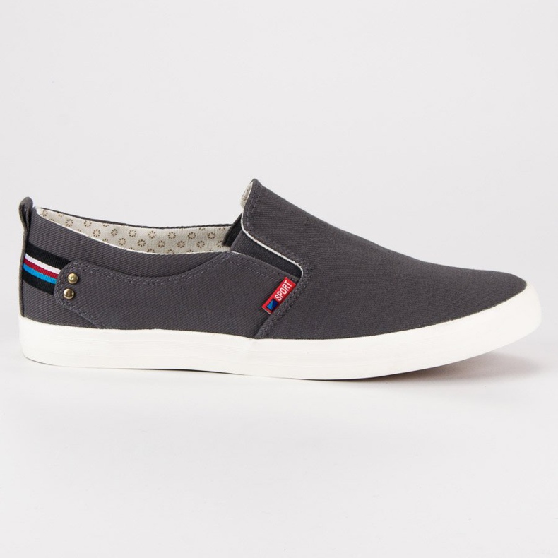 Camo Gray men's slipony grey