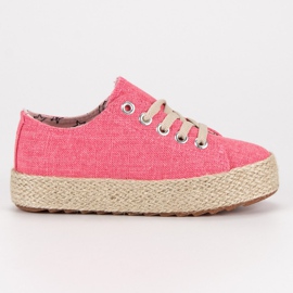 Kylie Children's sneakers Espadrilles pink