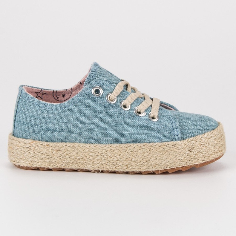 Kylie Children's sneakers Espadrilles blue multicolored