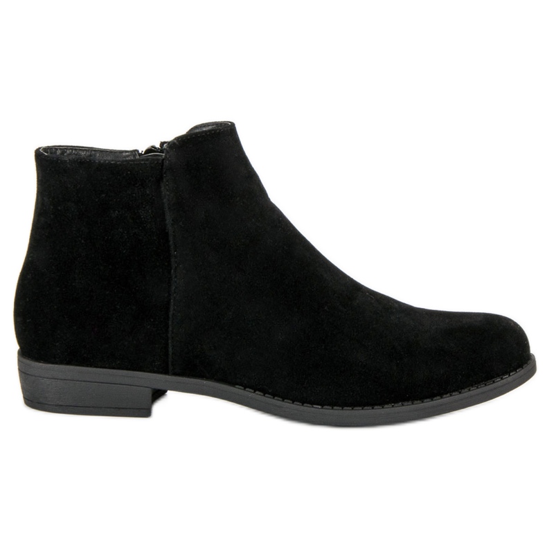 Classic suede boots black