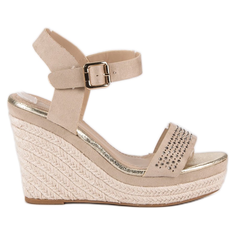 Sweet Shoes Beige wedge espadrilles Sweet Shoes Beige wedge espadrilles