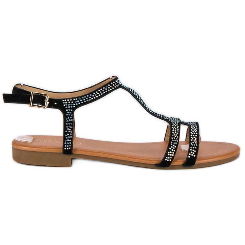 Black flat sandals Black flat sandals