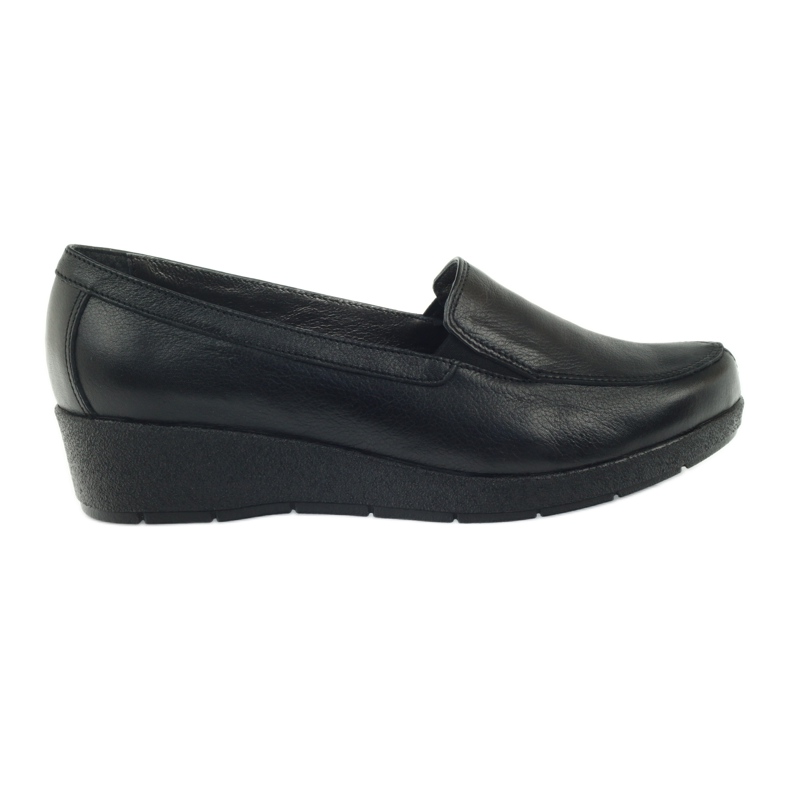 Angello 1720 black moccasin shoes