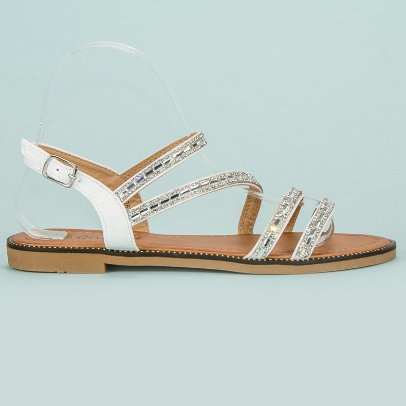 Girlhood Stylish White Sandals Girlhood Stylish White Sandals