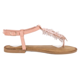 Comer Decorative sandals flip-flops pink