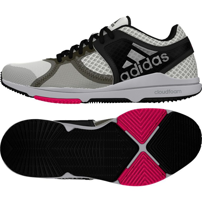 Adidas Crazymove training shoes white black
