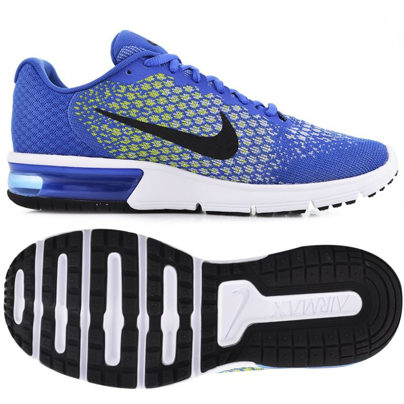 Nike Air Max Sequent 2 M 852461-401 shoe blue