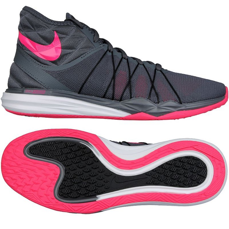 Nike Dual Fusion Tr Hit Mid W 852442-002 training shoe violet grey