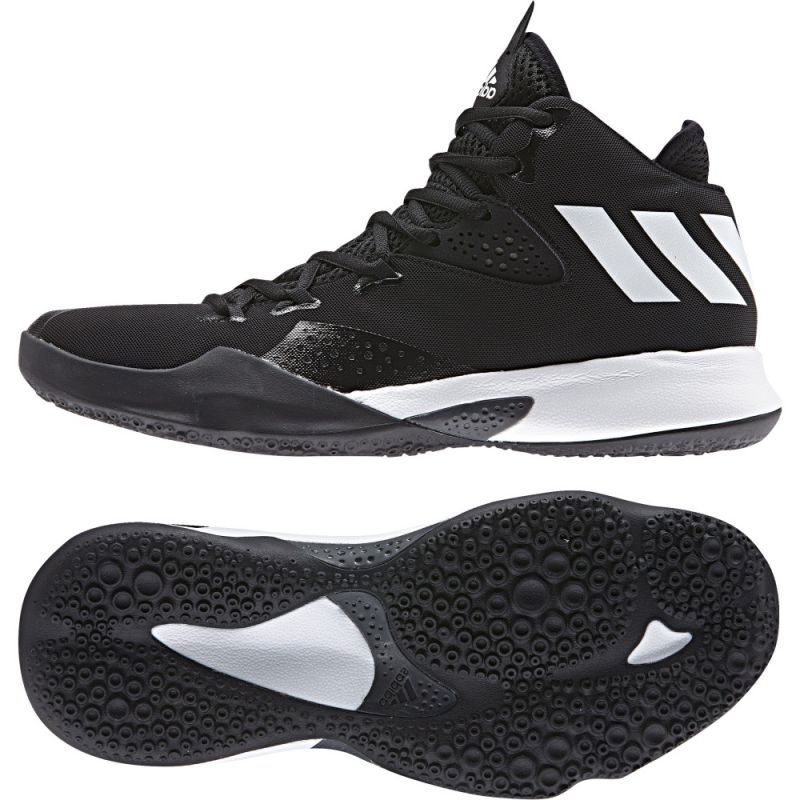 All black adidas basketball shoes clearance