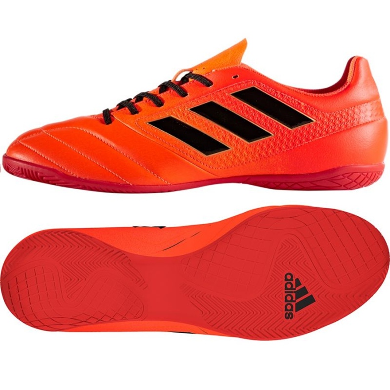 Indoor shoes adidas Ace 17.4 In M S77101 multicolored oranges and reds
