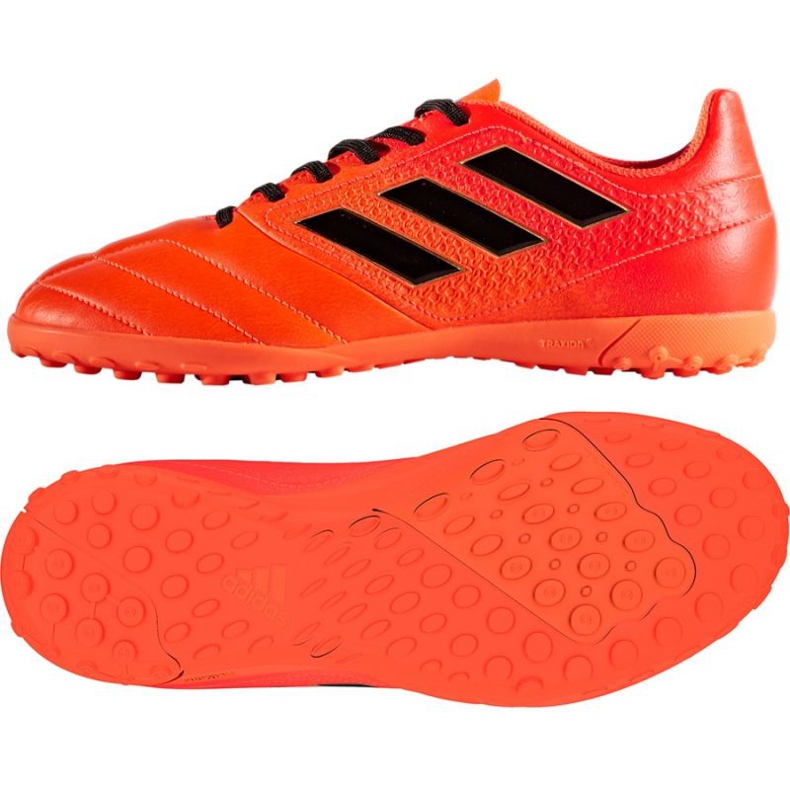 The adidas Ace 17.4 Tf Jr. football boots red