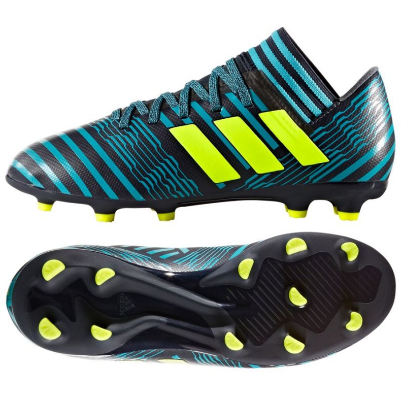 The adidas Nemeziz 17.3 Fg Jr. football boots blue