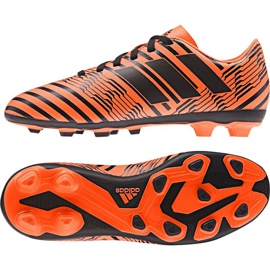 Adidas Nemeziz 17.4 FxG Jr S82460 football boots orange orange