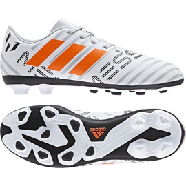 Adidas Nemeziz Messi 17.4 FxG Jr S77200 football boots white