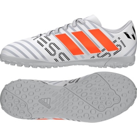 Adidas Nemeziz Messi 17.4 TF Jr S77207 football boots white Adidas Nemeziz Messi 17.4 TF Jr S77207 football boots white