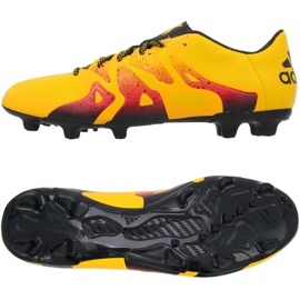 The adidas X 15.3 FG / AG M football boots orange
