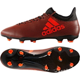 Posible encima Asociar Adidas X 17.3 Fg M S82365 football boots orange multicolored - KeeShoes